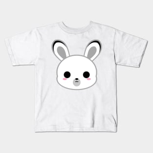 Cute Snow Hare Kids T-Shirt